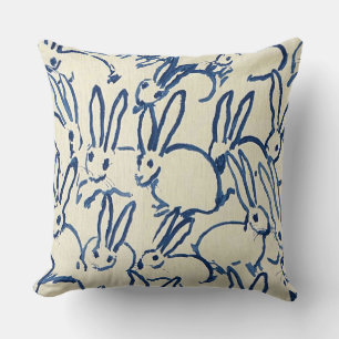 Navy Blue Hutch Designer Pillow Kussen