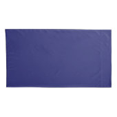 Navy Blue King Sized Pair of Pillowcases Kussensloop (Achterkant-Rechts)