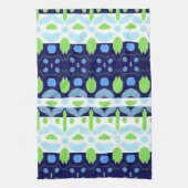 Navy Blue Kitchen Theedoek (Verticaal)