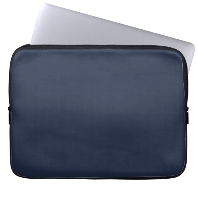 Navy Blue Laptop Sleeve (Voorkant)