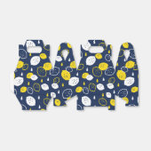 Navy Blue Lemon Art – Verfrissend Citrus Design Bedankdoosjes (Uitgevouwen)