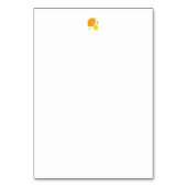 Navy Blue Lemon Art – Verfrissend Citrus Design Kaart (Achterkant)