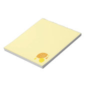 Navy Blue Lemon Art – Verfrissend Citrus Design Notitieblok (Gedraaid)