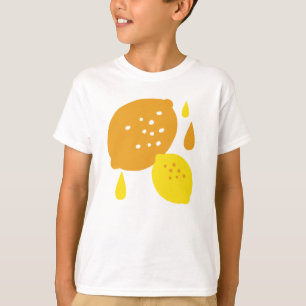 Navy Blue Lemon Art – Verfrissend Citrus Design T-shirt