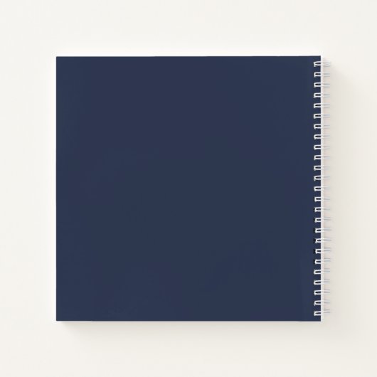 Navy Blue Letters to My Son Memory Keepomwille Notitieboek (Achterkant)