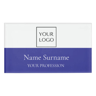 Navy Blue Logo Promotional  Naambadge