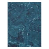 Navy Blue Marble Texture Tafelkleed (Voorkant)
