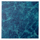 Navy Blue Marble Texture Tegeltje (Voorkant)