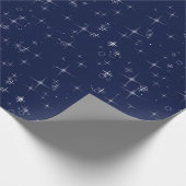 Navy Blue met wit Cadeaupapier (Hoek)