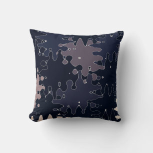 Navy Blue Modern Unieke rendy Style Sierkussen