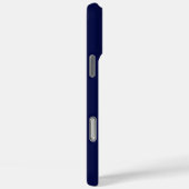 Navy Blue Monogram Naam initialen Case-Mate iPhone Case (Achterkant / Rechts)