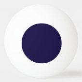 Navy Blue Monogram Script Naam Dames Pingpongballen (Achterkant)