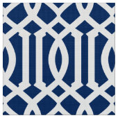 Navy Blue Moroccan Pattern | Stof (Close Up)