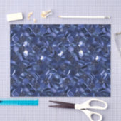 Navy Blue Moroccan Quatrefoil Pattern Tissuepapier (Craft)