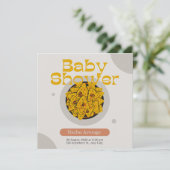 Navy Blue Nacho Gemiddeld Vrijgezellenfeest Kaart (Staand voorkant)