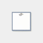 Navy Blue Nautical Ocean Shell Post-it® Notes (Voorkant)