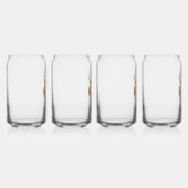 Navy Blue Ombre Droomvanger Blikvorm Glas (Rechts)