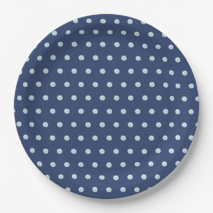 Navy Blue onder het Zee Bubble Boy Baby shower Papieren Bordje