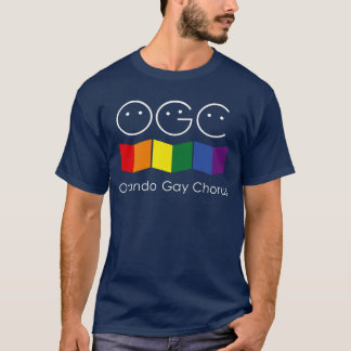 Navy Blue Orlando Gay Chorus Mannen T-shirt
