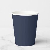 Navy Blue Papieren Bekers (Rechts)