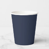Navy Blue Papieren Bekers (Voorkant)