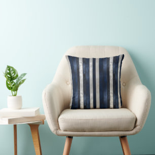 Navy Blue Pattern Kussen