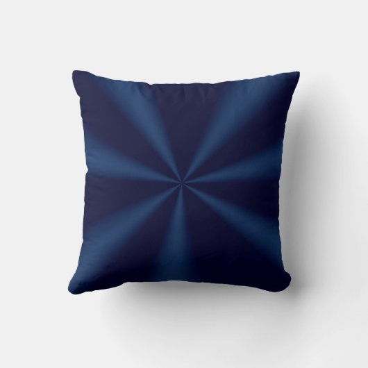 Navy Blue Personalized Pillow Wedding Gift Kussen (Achterkant)