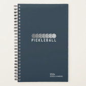 Navy Blue Pickleball Personal Weekly (Devant)