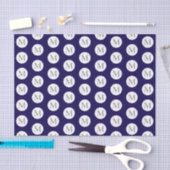 Navy Blue Polka Dot Monogram Tissuepapier (Craft)