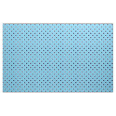 Navy Blue Polka Dot Pattern on Light Blue Fabric Stof (Yard (91,4 cm))