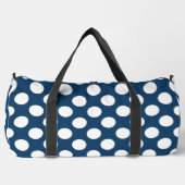 Navy Blue Polka Dots, Polka Dot Pattern, Stippen Plunjezak (Voorkant)