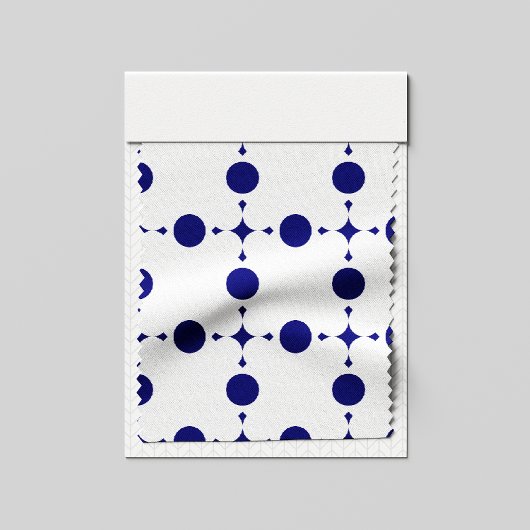 Navy Blue Polka Dots, Polka Dot Pattern, Stippen Stof