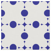 Navy Blue Polka Dots, Polka Dot Pattern, Stippen Stof (Close Up)
