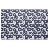 Navy Blue Poppies Pattern Stof (Fat Quarter)