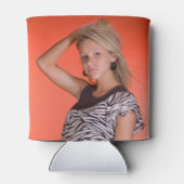 Navy Blue Red Typography Afstuderen Koelbox Blikjeskoeler (Achterkant)