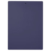 Navy Blue roze Geometric Striped Personated Name Klembord (Achterkant)