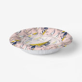 Navy Blue Sailships Papieren Kommen (Gebogen)