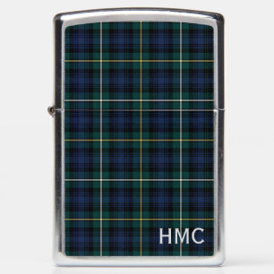 Navy Blue Scottish Pset Clan Campbell Monogram