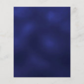 Navy blue Silver Glitter budget bruiloft uitnodigi (Achterkant)