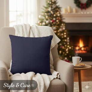  Navy Blue Simple Aantrekkelijk Kussen