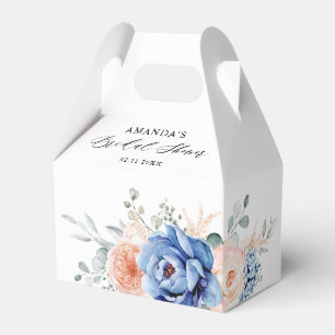 Navy Blue Slate Dusty Blush Pink Vrijgezellenfeest Bedankdoosjes