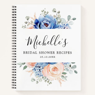 Navy Blue Slate Dusty Blush Pink Vrijgezellenfeest Notitieboek