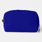 Navy Blue Solid Color Toilettasje (Voorkant)