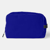 Navy Blue Solid Color Toilettasje (Achterkant)