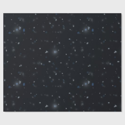 Navy Blue sparkle Cadeaupapier (Vlak)