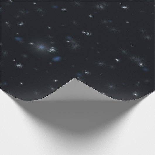 Navy Blue sparkle Cadeaupapier (Hoek)