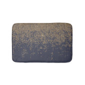 Navy Blue Sparkly Glitter Ombre Badmat (Voorkant)