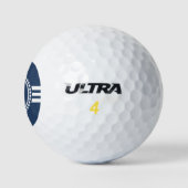 Navy Blue Superstar Monogram Golfballen (Logo)