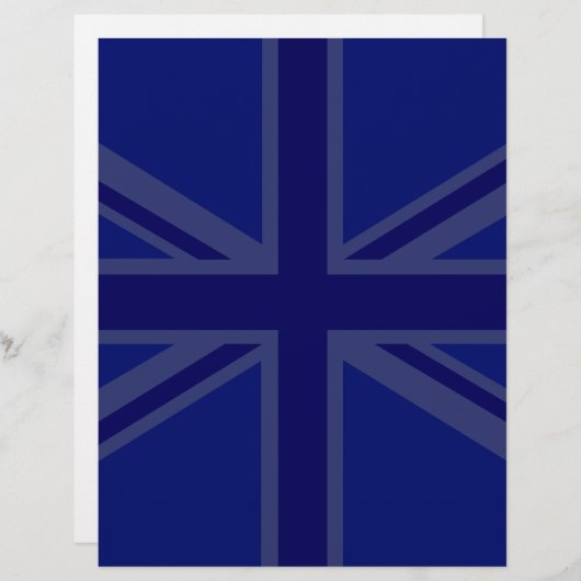 NAvy Blue Union Jack Decor (Voorkant / Achterkant)