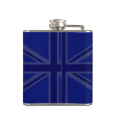 NAvy Blue Union Jack Decor Heupfles (Achterkant)